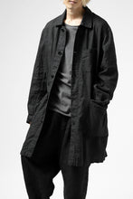 画像をギャラリービューアに読み込む, ISAMU KATAYAMA BACKLASH WORK COAT / GARMENT NATURAL DYED LINEN (SUMI)