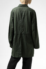 画像をギャラリービューアに読み込む, ISAMU KATAYAMA BACKLASH WORK COAT / GARMENT NATURAL DYED LINEN (LEAF)