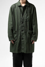 画像をギャラリービューアに読み込む, ISAMU KATAYAMA BACKLASH WORK COAT / GARMENT NATURAL DYED LINEN (LEAF)