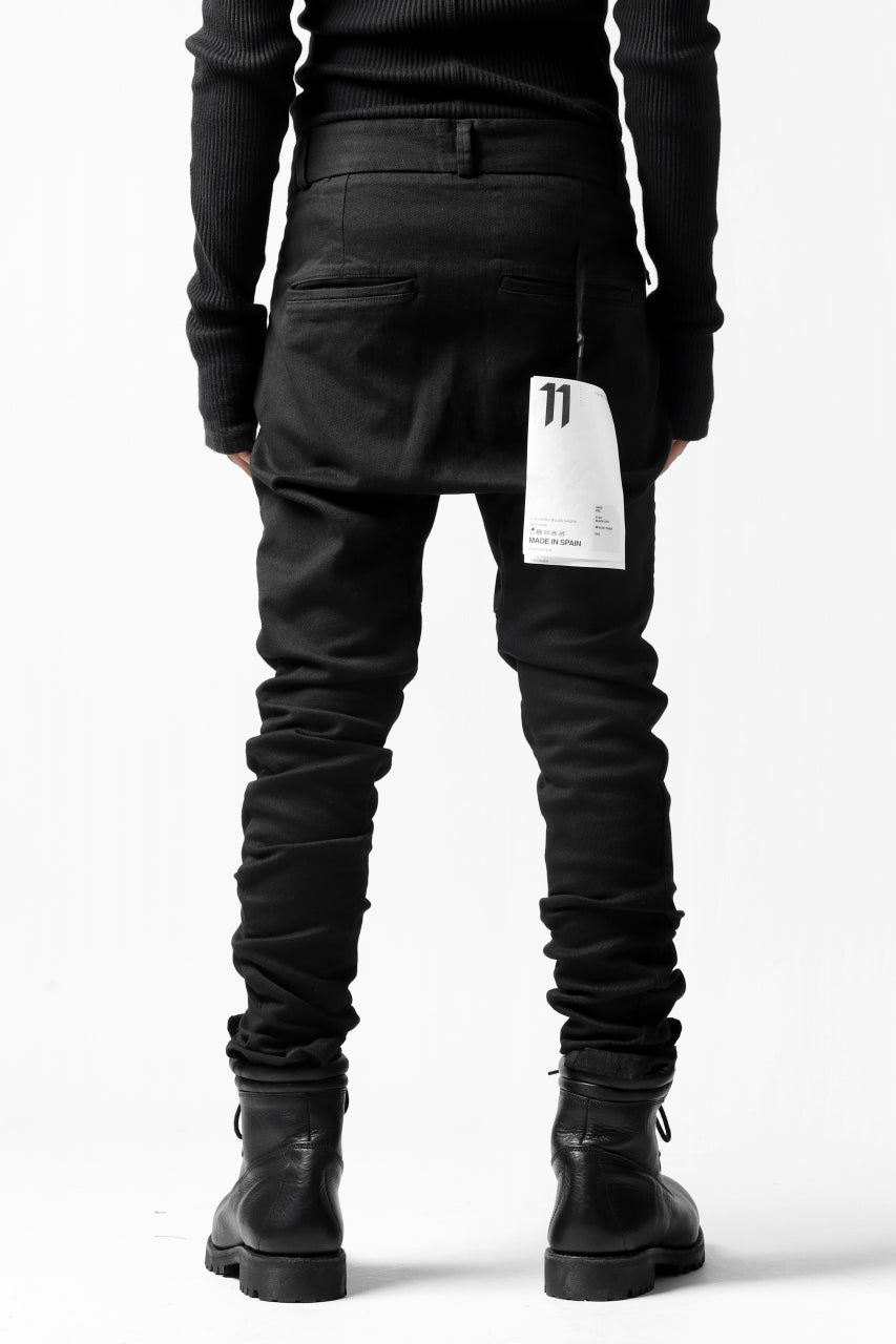 画像をギャラリービューアに読み込む, 11 BY BORIS BIDJAN SABERI SLIM PANT &quot;P2B-F1451&quot; (STRETCH DENIM / BLACK DYE)