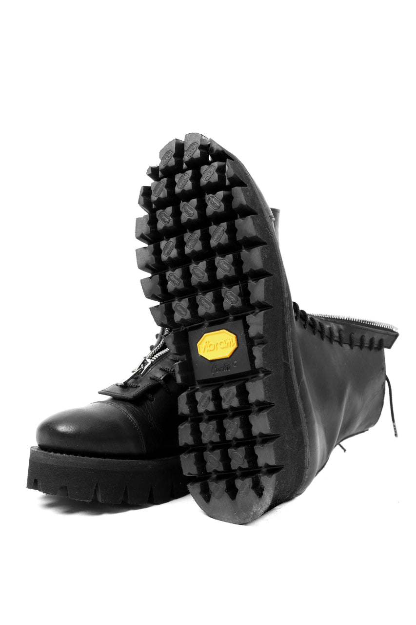 Load image into Gallery viewer, Portaille OneMake MULTI STOMP FIREMAN BOOTS / VACCHETTA (Black) ※