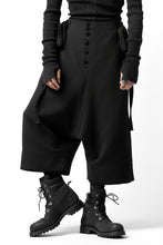 画像をギャラリービューアに読み込む, SOSNOVSKA exclusive VOLUME WOOLEN WIDE PANTS (BLACK)