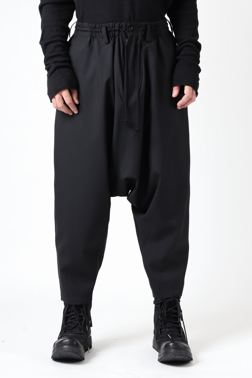 画像をギャラリービューアに読み込む, Y&#39;s BANG ON! No.9 SAROUEL WOOL TROPICAL PANTS (BLACK)