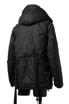 Load image into Gallery viewer, masnada REVERSIBLE 8WAY PADDED JACKET / RIPSTOP + RECYCLED WADDING (BLACK/LEGION)