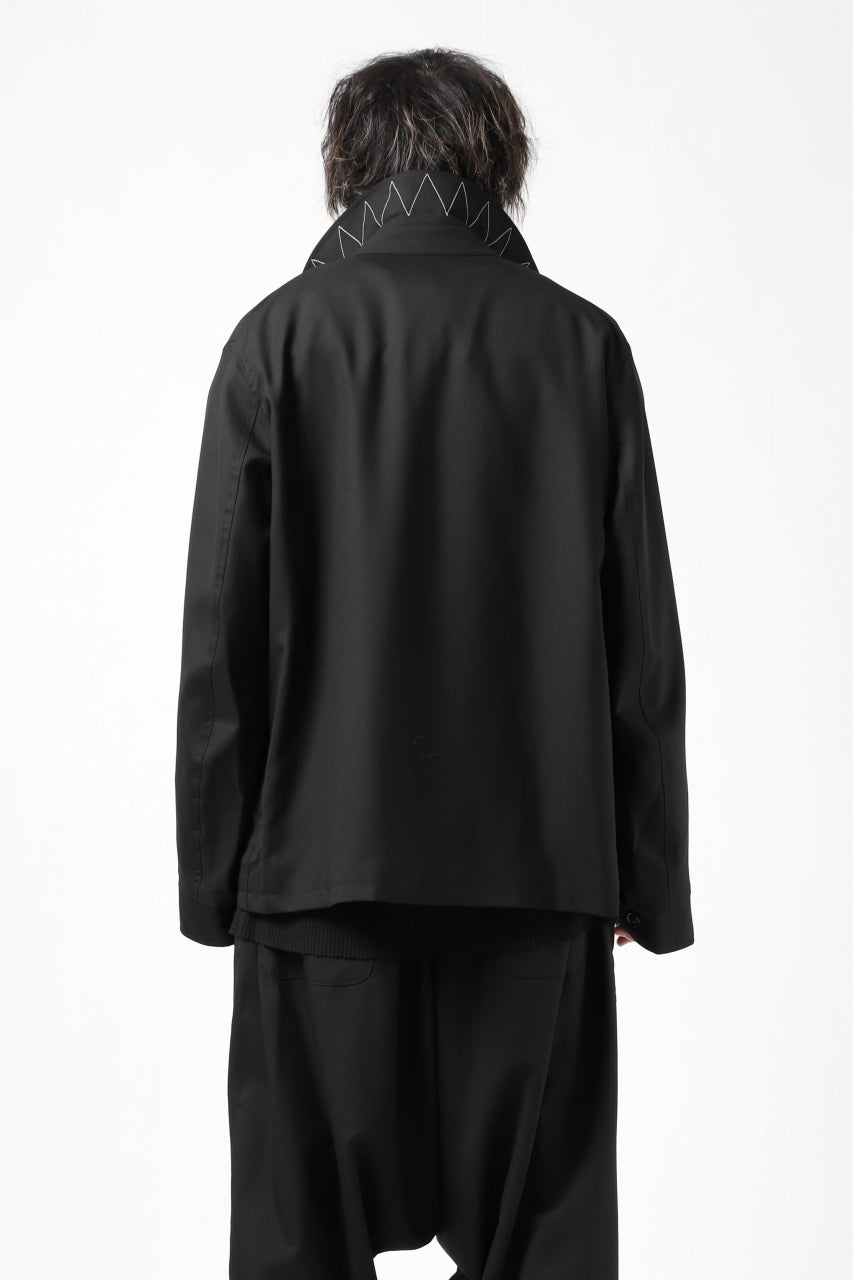 Y's BANG ON! No.118 WESTERN STYLE WOOL TROPICAL TOPPER BLOUSON (BLACK) ※