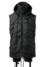 Load image into Gallery viewer, masnada REVERSIBLE 8WAY PADDED JACKET / RIPSTOP + RECYCLED WADDING (BLACK/LEGION)