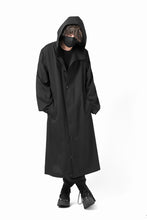 Load image into Gallery viewer, Y&#39;s BANG ON! No.103 HOODED COAT WOOL TROPICAL (BLACK) ※
