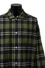 Load image into Gallery viewer, A.F ARTEFACT OVERSIZED CHECK SHIRT (KHAKI)