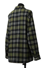 画像をギャラリービューアに読み込む, A.F ARTEFACT OVERSIZED CHECK SHIRT (KHAKI)