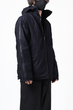 Load image into Gallery viewer, Y&#39;s BANG ON! No.117 REVERSIBLE COTTON DENIM &amp; NYLON TWILL HOODED BLOUSON (NAVY) ※