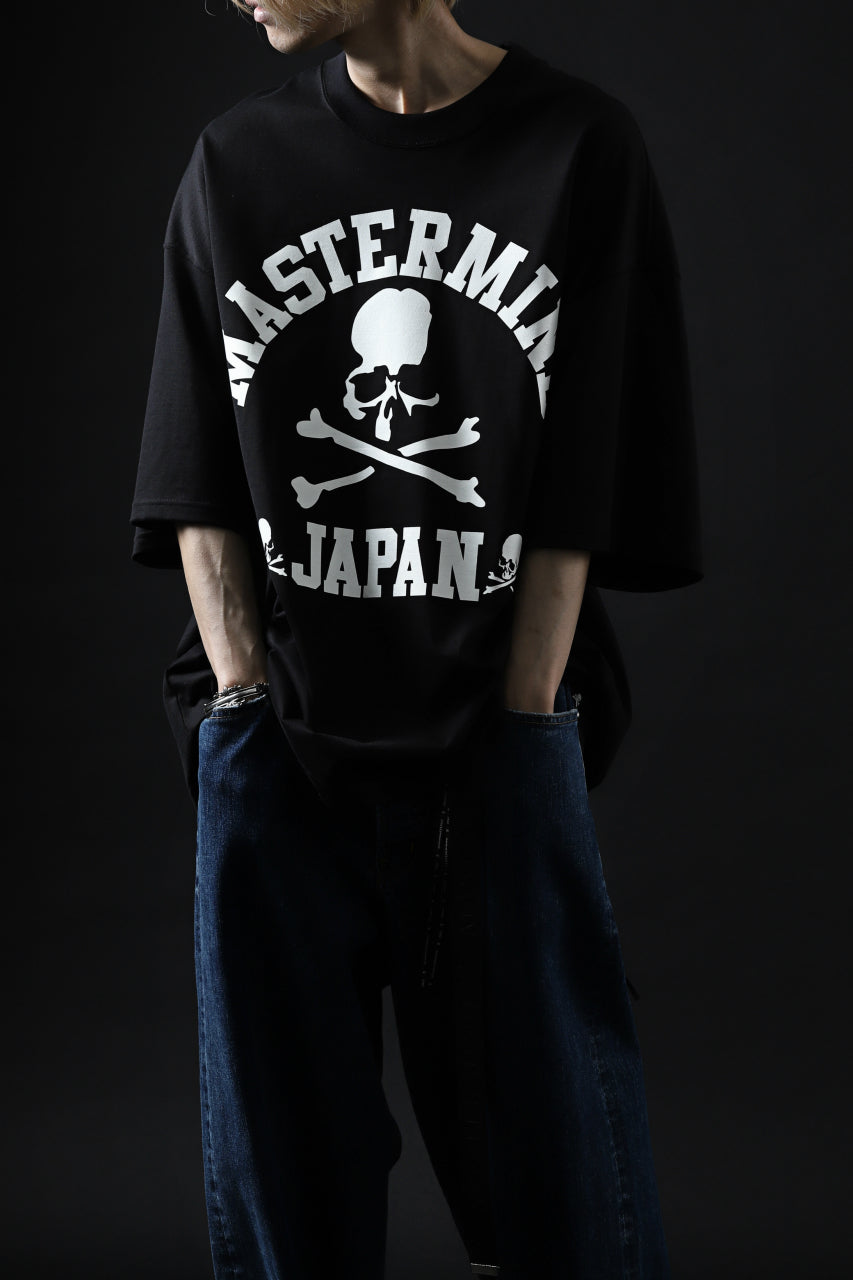 画像をギャラリービューアに読み込む, mastermind JAPAN LOGO DETAIL BOXYFIT T-SHIRT (BLACK)