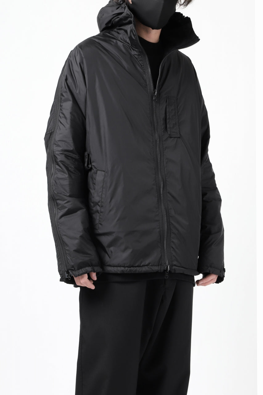 Load image into Gallery viewer, Y&#39;s BANG ON! No.117 REVERSIBLE NYLON TWILL HOODED BLOUSON (BLACK) ※