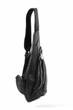 Load image into Gallery viewer, ISAMU KATAYAMA BACKLASH ONE SHOULDER BAG / Italy Shoulder Object Dyed (BLACK)