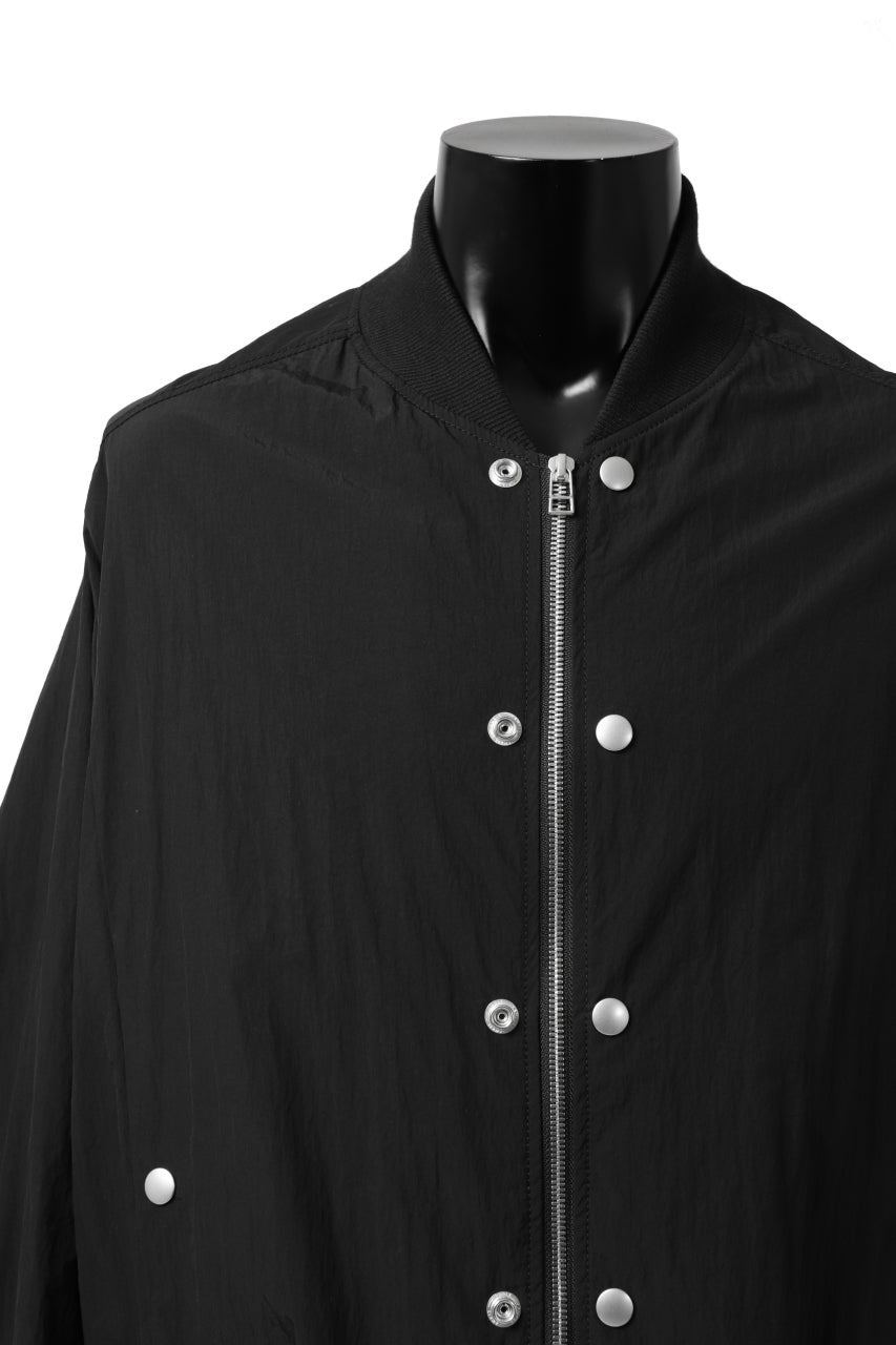 Load image into Gallery viewer, A.F ARTEFACT MA-1 BLOUSON / LIGHT WEIGHT NYLON (ALL BLACK)