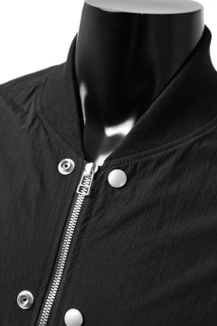 Load image into Gallery viewer, A.F ARTEFACT MA-1 BLOUSON / LIGHT WEIGHT NYLON (ALL BLACK)