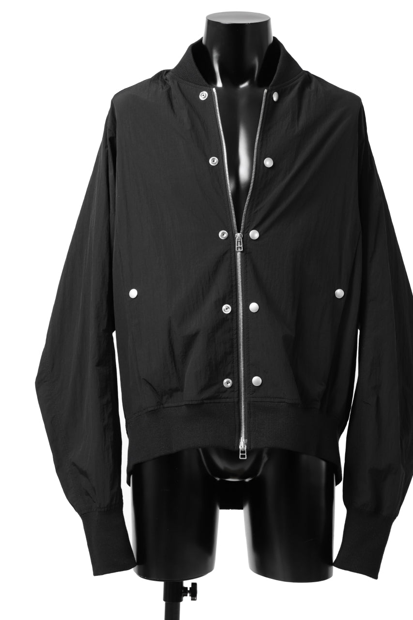 画像をギャラリービューアに読み込む, A.F ARTEFACT LIGHTWEIGHT BOMBER-JACKET (ALL BLACK)