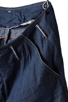 画像をギャラリービューアに読み込む, incarnation exclusive LONG DARTS CROPPED PANTS / 6.5oz SELVEDGE CHAMBRAY (INDIGO)