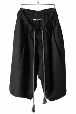 _vital tuck easy short pants (BLACK)
