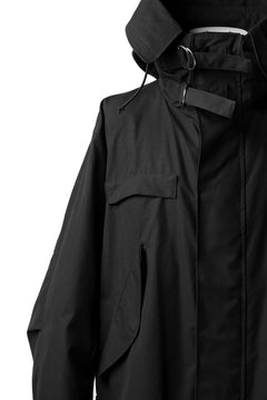 画像をギャラリービューアに読み込む, KLASICA WATER FALL MODS COAT / Ventile® UK L24 (BLACK)