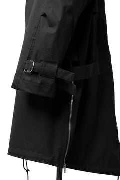 画像をギャラリービューアに読み込む, KLASICA WATER FALL MODS COAT / Ventile® UK L24 (BLACK)