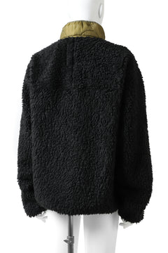 Load image into Gallery viewer, READYMADE TEDDY JACKET (BLACK)