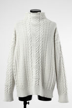 Load image into Gallery viewer, D-VEC WarmdArt® HIGH-NECKED FISHERMANS KNIT (SHELL WHITE)