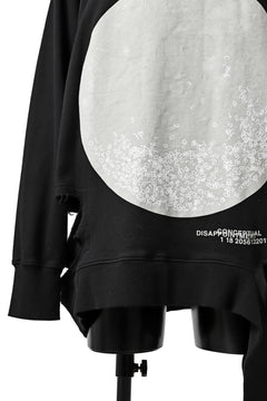 画像をギャラリービューアに読み込む, A.F ARTEFACT GRUNGE SWEATER TOPS / PRINTED (BLACK)