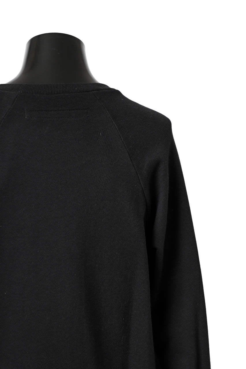 A.F ARTEFACT GRUNGE SWEATER TOPS / PRINTED (BLACK)