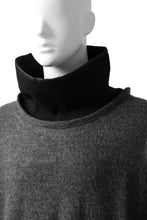 Load image into Gallery viewer, SOSNOVSKA &quot;the final&quot; WRONG CUT BOTTOM KNIT SWEATER (BLACK)