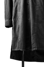Load image into Gallery viewer, A.F ARTEFACT MILITARY LONG SHIRT / COLD DYED (GREY)