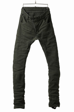 BORIS BIDJAN SABERI TIGHT FIT PANTS / VINYL COATED & HAND TREATED & BODY MOLDED 