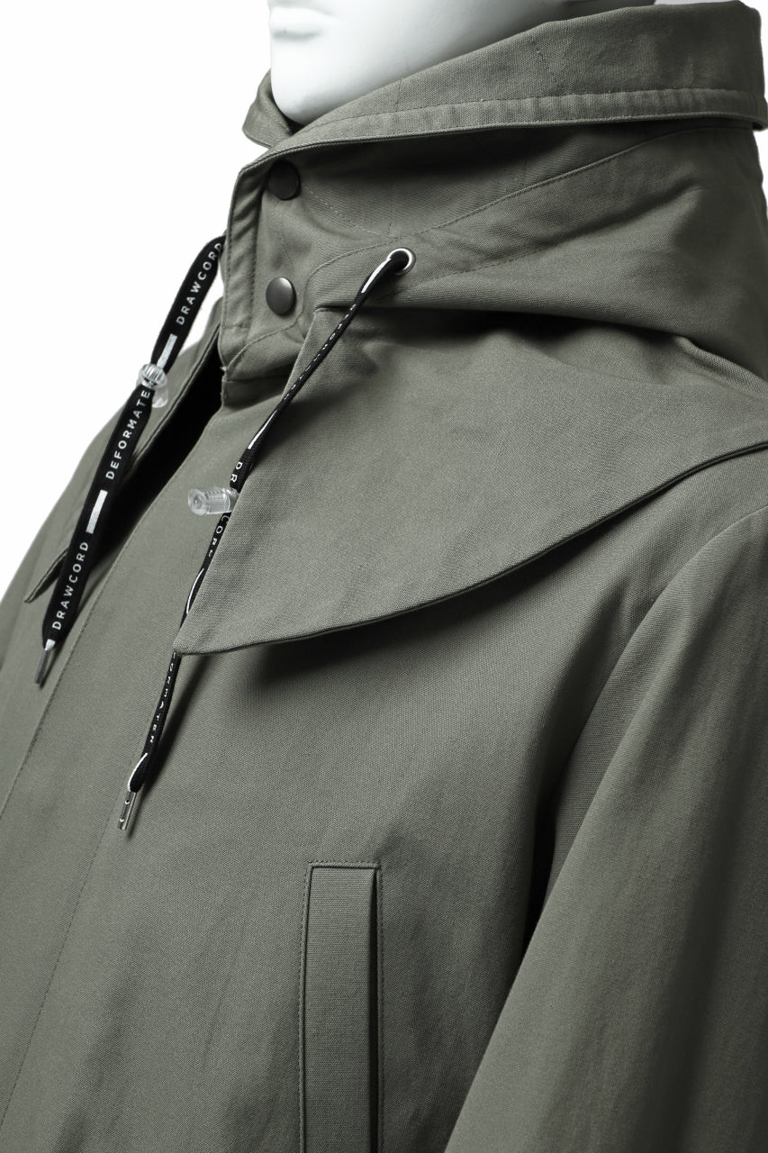 DEFORMATER.® "One Make" FLAPPED MODS COAT / EXTRA WARM EDITION (PALE KHAKI)
