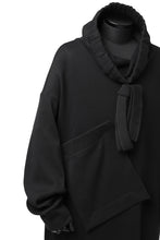Load image into Gallery viewer, SOSNOVSKA exclusive SHIFTED POCKET SWEATER (BLACK)