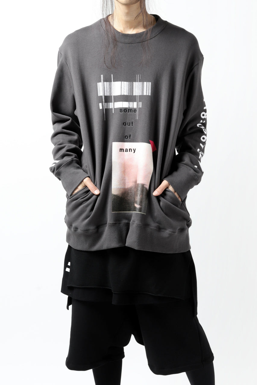 A.F ARTEFACT "NUMBERS" SWEATER TOPS (GREY)