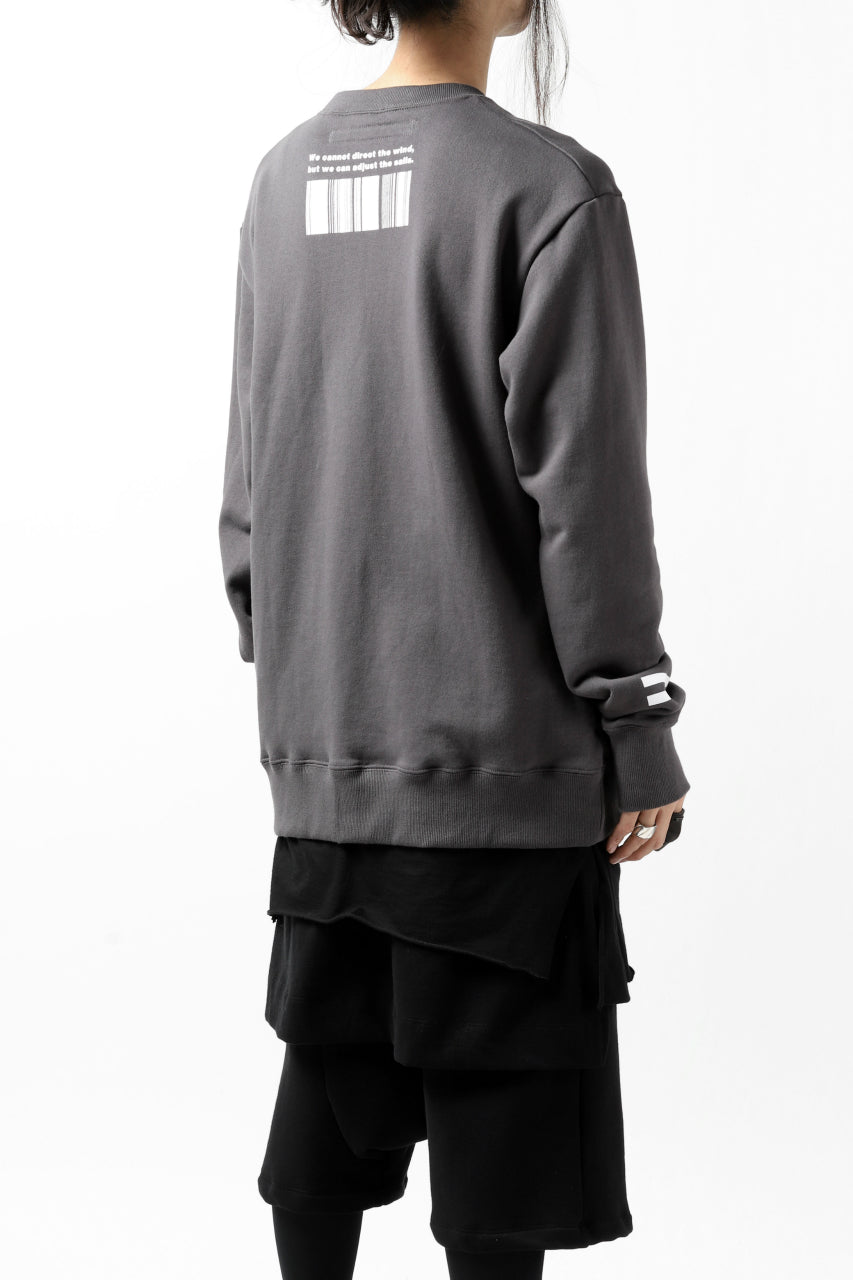 A.F ARTEFACT "NUMBERS" SWEATER TOPS (GREY)