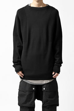 画像をギャラリービューアに読み込む, A.F ARTEFACT &quot;WHOLEGARMENT&quot; MOCKNECK KNIT PULLOVER (BLACK)