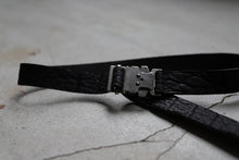 画像をギャラリービューアに読み込む, ierib detachable buckle belt / rough bull onepiece (BLACK)