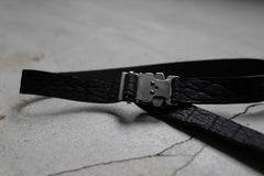 画像をギャラリービューアに読み込む, ierib detachable buckle belt / rough bull onepiece (BLACK)