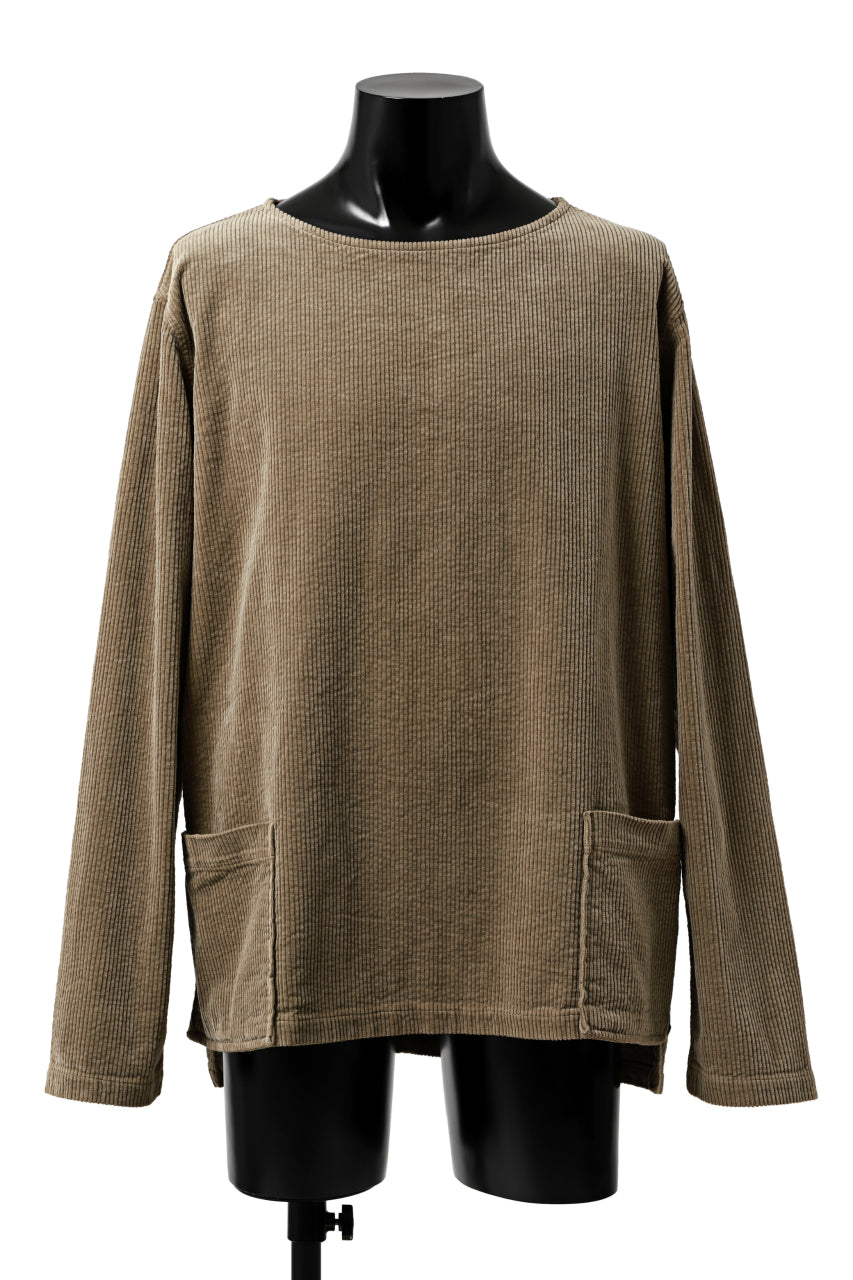 Load image into Gallery viewer, ISAMU KATAYAMA BACKLASH LOOSEY KNIT PULLOVER / PIGMENT PRINTED (GREY)