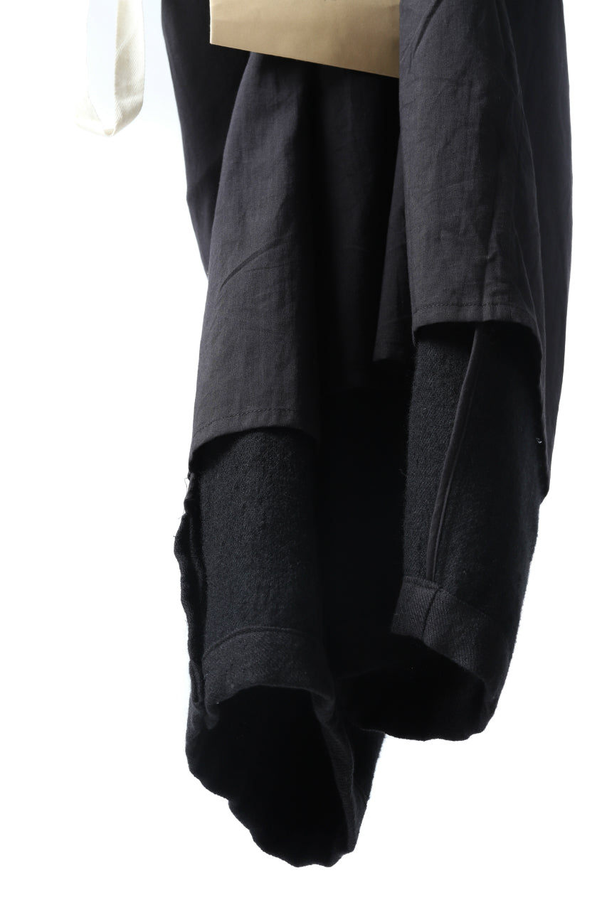 画像をギャラリービューアに読み込む, Aleksandr Manamis Slit Cropped Pant with Suspender (BLACK)