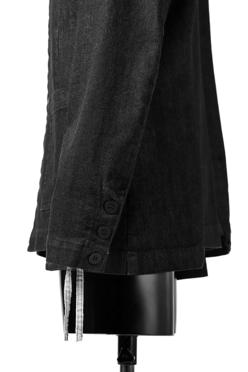 Load image into Gallery viewer, PAL OFFNER CLEAN JACKET / STRETCH DENIM (BLACK)