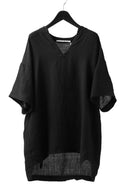 _vital exclusive minimal tunica tops / smooth touch linen (BLACK)