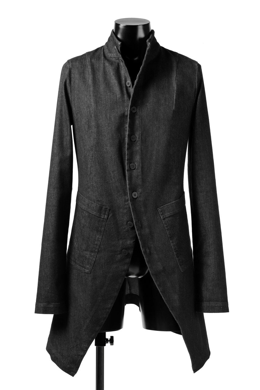 PAL OFFNER PENGUIN JACKET / STRETCH DENIM (BLACK)