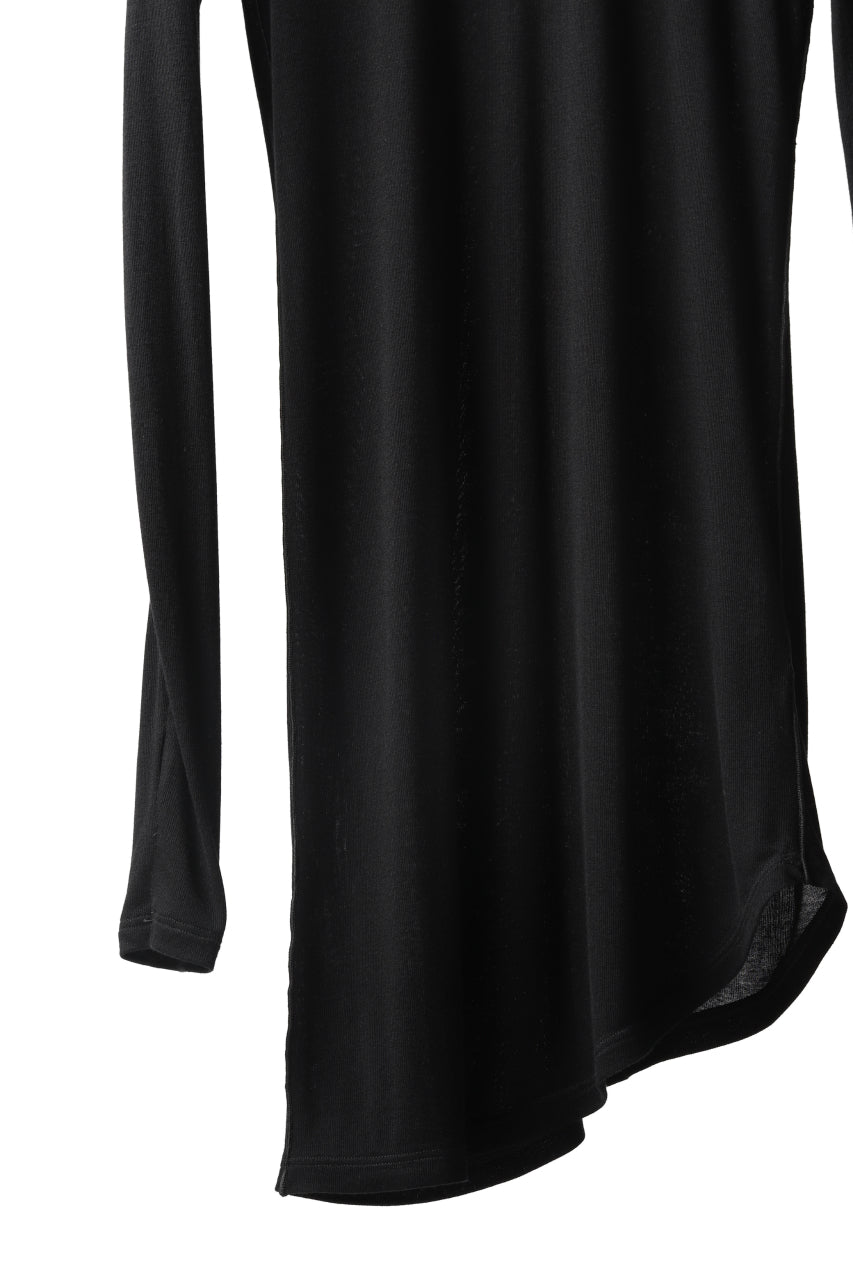 Load image into Gallery viewer, Nostra Santissima CREW NECK LONG JERSEY TOPS (BLACK)