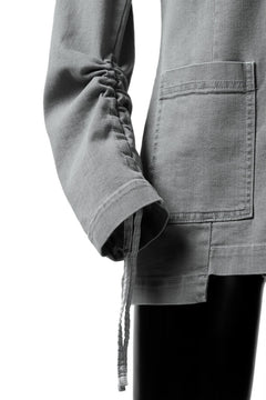 Load image into Gallery viewer, PAL OFFNER CLEAN JACKET / STRETCH DENIM (ICE GREY)