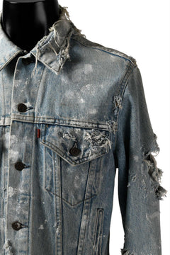 画像をギャラリービューアに読み込む, RESURRECTION HANDMADE vintage remake jean jacket (INDIGO LIGHT FADE)