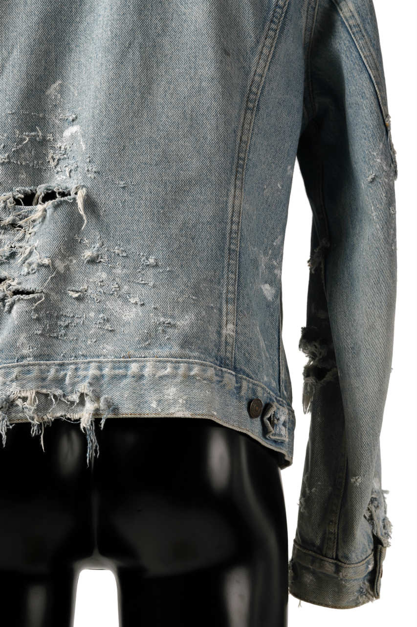 RESURRECTION HANDMADE vintage remake jean jacket (INDIGO LIGHT FADE)
