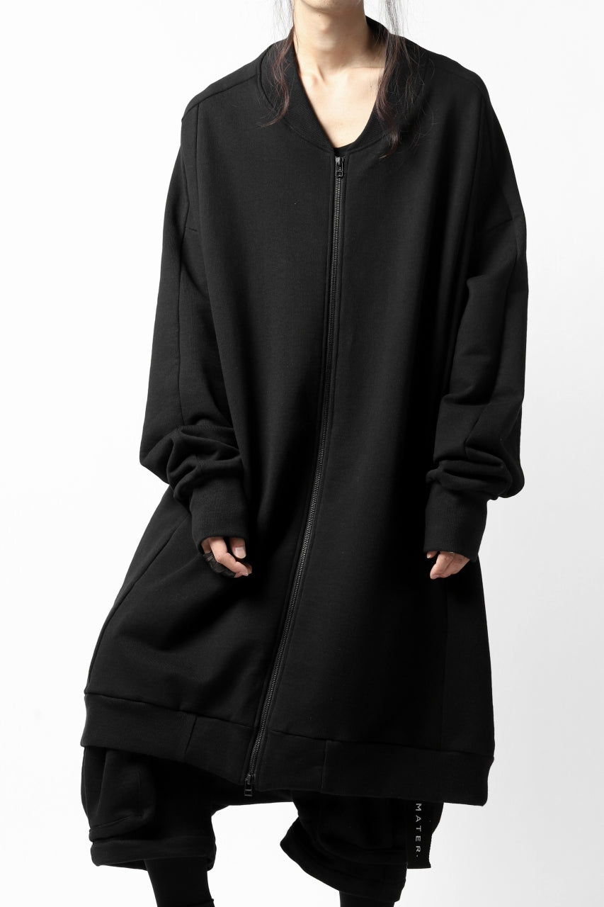 画像をギャラリービューアに読み込む, A.F ARTEFACT LONG MA-1 / COTTON SWEAT #2 (BLACK)