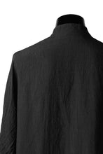 画像をギャラリービューアに読み込む, _vital exclusive stand collar relax long shirt (BLACK)