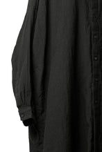 Load image into Gallery viewer, _vital exclusive  oversized stand collar long shirt (BLACK)